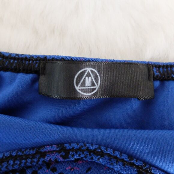 Missguided Blue Snake Print Skater Dress Size 2 - Picture 6 of 9